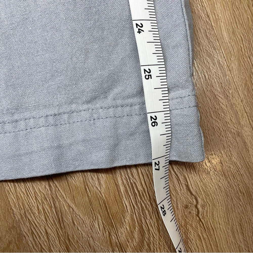 Sincerely Jules Gray Linen Blend Cargo Pants Size Large - Picture 9 of 9